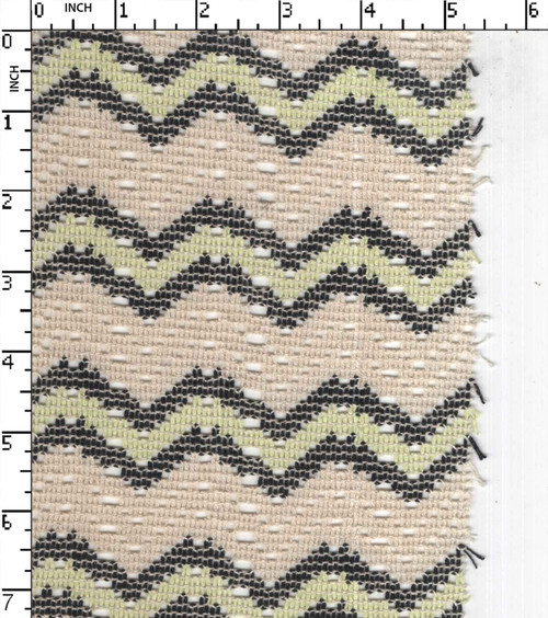 Cotton Polyester Yarn Dyed Lace Wave