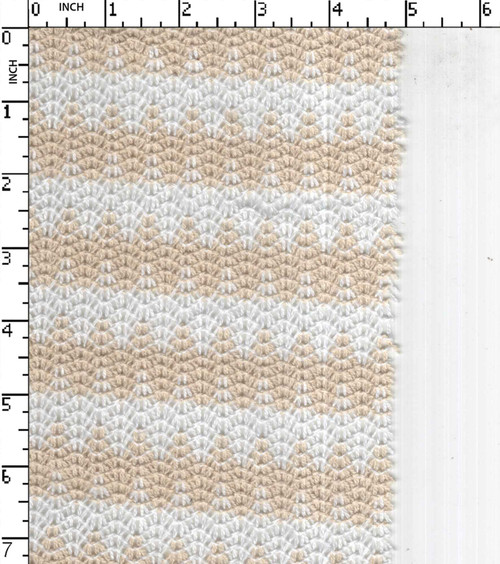 Cotton Polyester Yarn Dyed Lace Wave