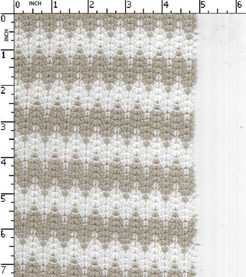 Cotton Polyester Yarn Dyed Lace Zig Zag