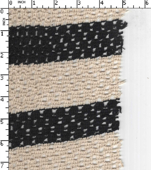 Cotton Polyester Yarn Dyed Lace Broad Stripe