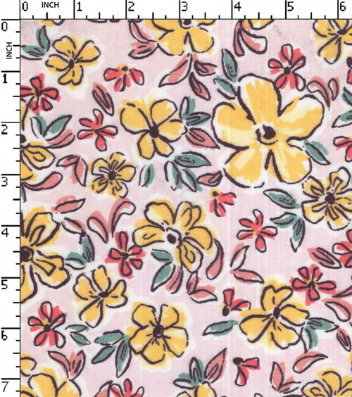 100% Cotton Printed Plain Floral