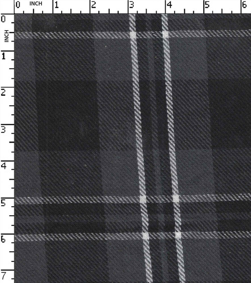 Cotton Polyester Yarn Dyed Twill Big Check