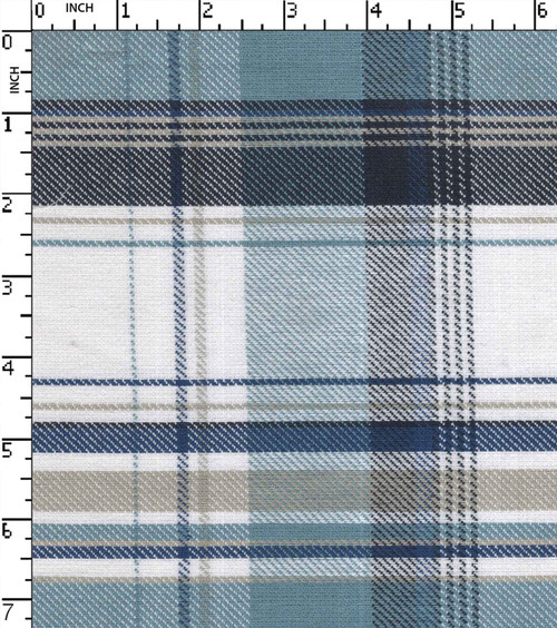 100% Cotton Yarn Dyed Twill Big Check
