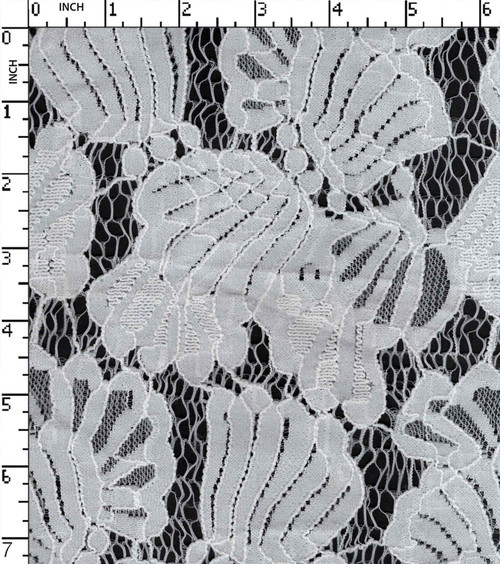 100% Polyester Rfd Lace Floral