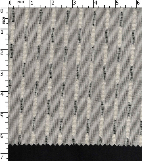 100% Cotton Greige Dobby Thin Thick Stripe