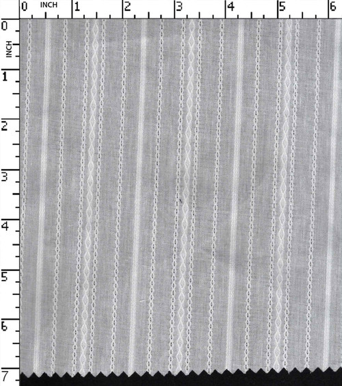 100% Cotton Bleached Dobby Thin Thick Stripe