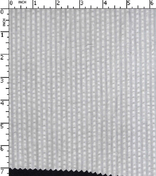 100% Cotton Rfd Seersucker 2Mm Stripe