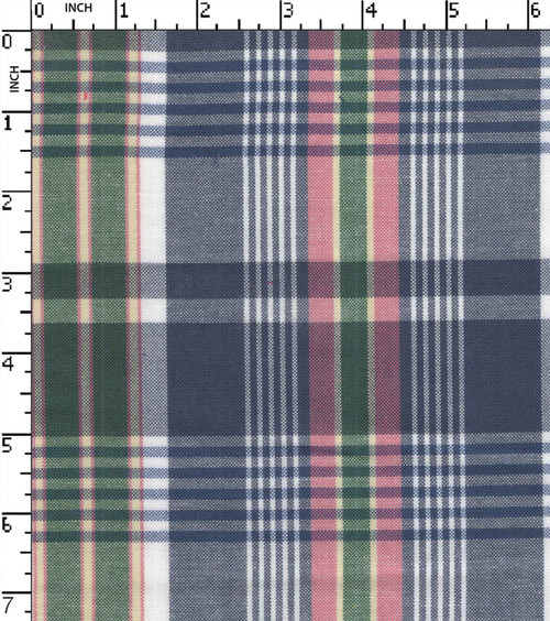 100% Cotton Yarn Dyed Plain Big Check