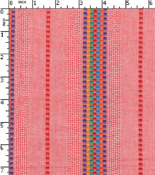 100% Cotton Yarn Dyed Jacquard Thin Thick Stripe