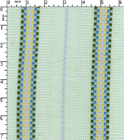 100% Cotton Yarn Dyed Jacquard Thin Thick Stripe