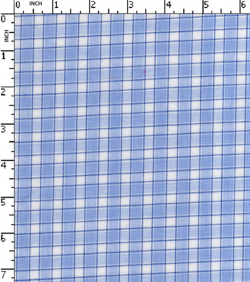 100% Cotton Yarn Dyed Plain Medium Check