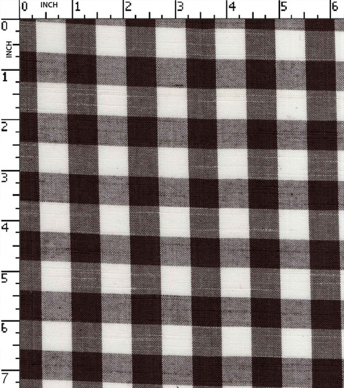 100% Cotton Yarn Dyed Plain Medium Check