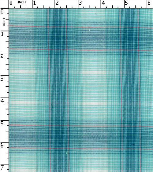 100% Cotton Yarn Dyed Plain Big Check