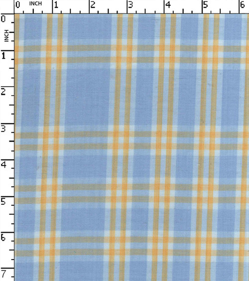 100% Cotton Yarn Dyed Plain Big Check