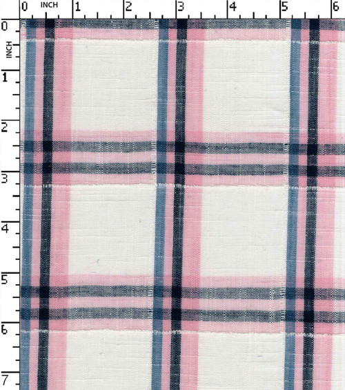 100% Cotton Yarn Dyed Dobby Big Check