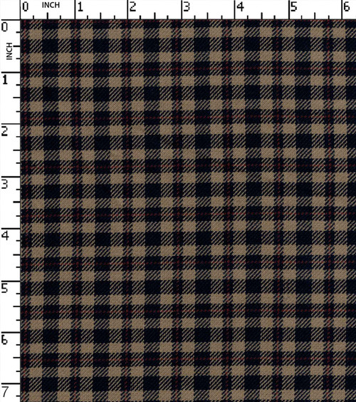 100% Cotton Yarn Dyed Twill Small Check