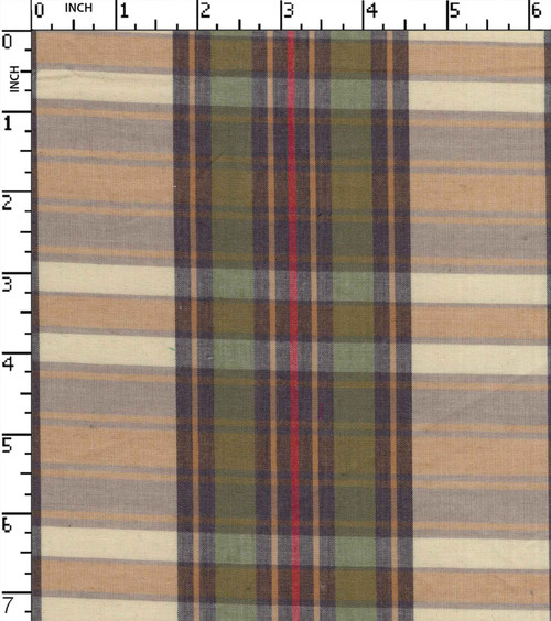 100% Cotton Yarn Dyed Plain Big Check