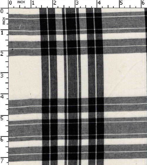 100% Cotton Yarn Dyed Plain Big Check