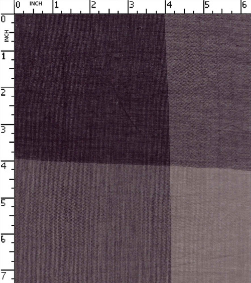 100% Cotton Yarn Dyed Plain Big Check