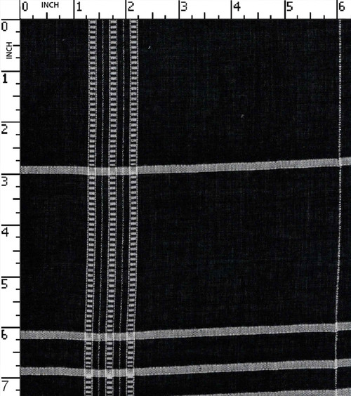 Cotton Lurex Yarn Dyed Dobby Big Check