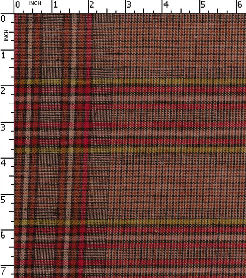 100% Cotton Yarn Dyed Plain Big Check
