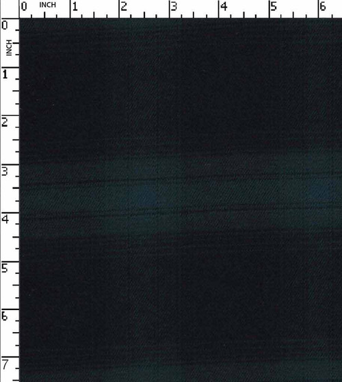 100% Cotton Yarn Dyed Twill Tartan Check Navy/Peacock Brushed  Gsm-174 Mcc-9096-Ga