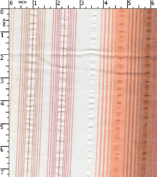 100% Cotton  Yarn Dyed Seersucker Thin Thick Stripe