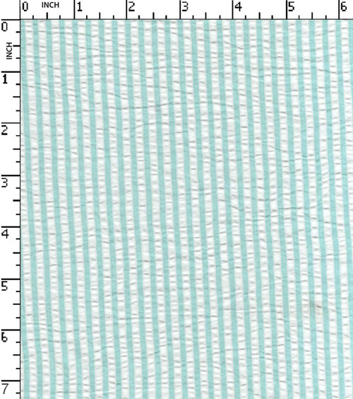 100% Polyester  Yarn Dyed Seersucker Thin Thick Stripe