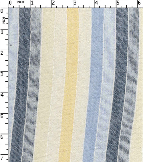 100% Cotton Yarn Dyed Dobby 1.2Cm Stripe