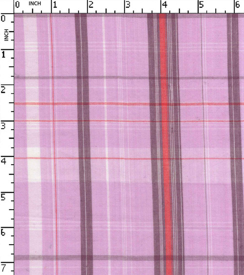 100% Cotton  Yarn Dyed Plain Big Check