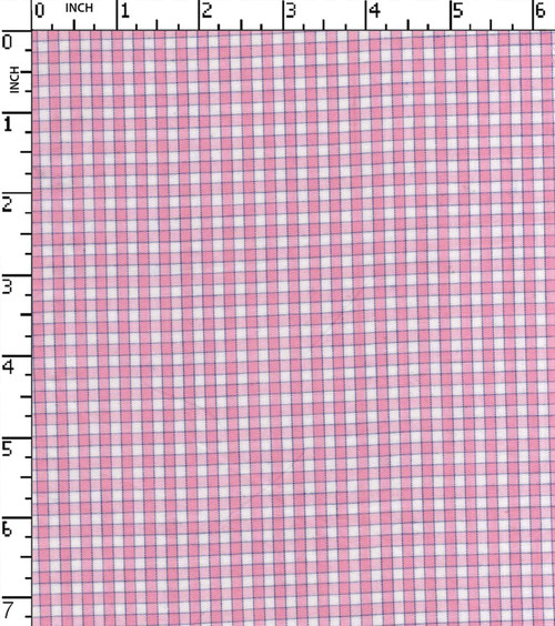100% Cotton  Yarn Dyed Plain Small Check