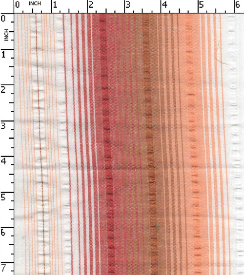 100% Cotton Yarn Dyed Seersucker Uneven Stripe