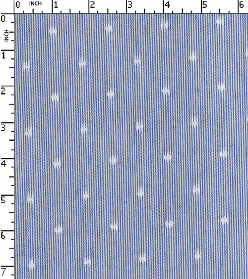 100% Cotton Yarn Dyed Dobby Butta With Pin Stripe