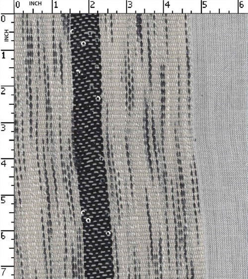 Cotton Lurex Yarn Dyed Dobby Uneven Stripe