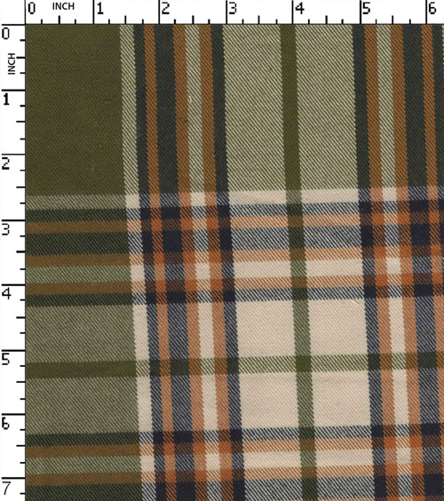 100% Cotton Yarn Dyed Twill Big Check