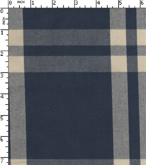 100% Cotton Yarn Dyed Twill Big Check