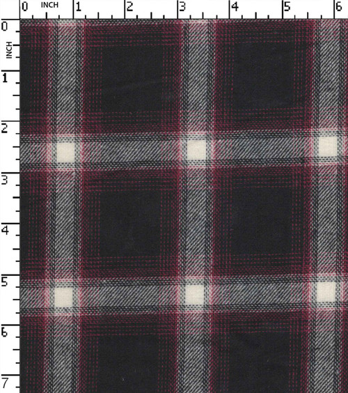 100% Cotton Yarn Dyed Twill Medium Check