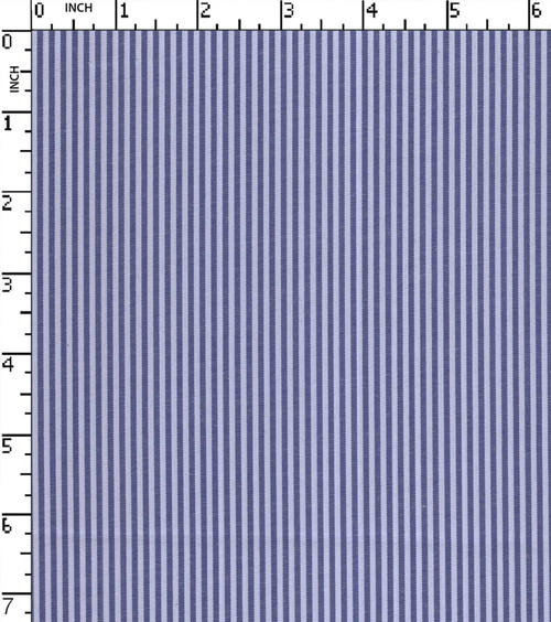Polyester Cotton Yarn Dyed Oxford Pin Stripe Zig Zag