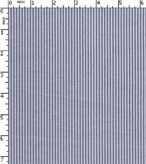 Polyester Cotton Yarn Dyed Oxford 2Mm Stripe