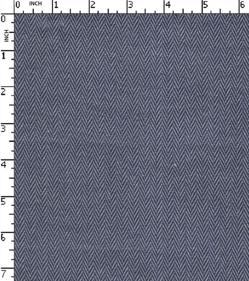Polyester Cotton Yarn Dyed Herringbone 4Mm Stripe