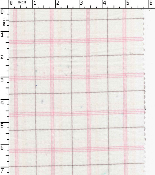 100% Cotton Yarn Dyed Plain Medium Check