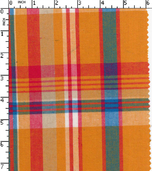 Cotton Polyester Yarn Dyed Plain Big Check