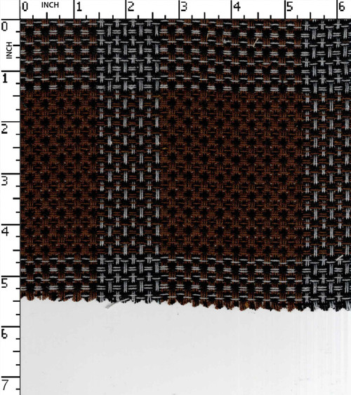 65% Recycle Cotton 35% Polyester Yarn Dyed Dobby Big Check