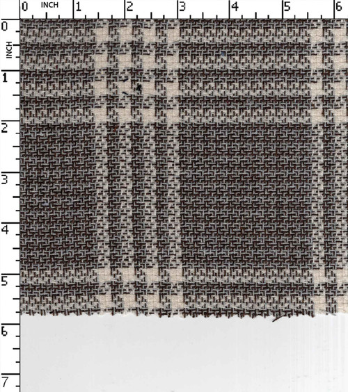 65% Recycle Cotton 35% Polyester Yarn Dyed Dobby Big Check