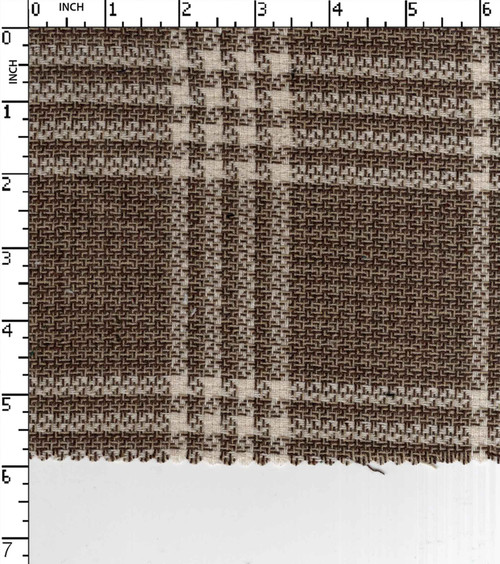 65% Recycle Cotton 35% Polyester Yarn Dyed Dobby Big Check