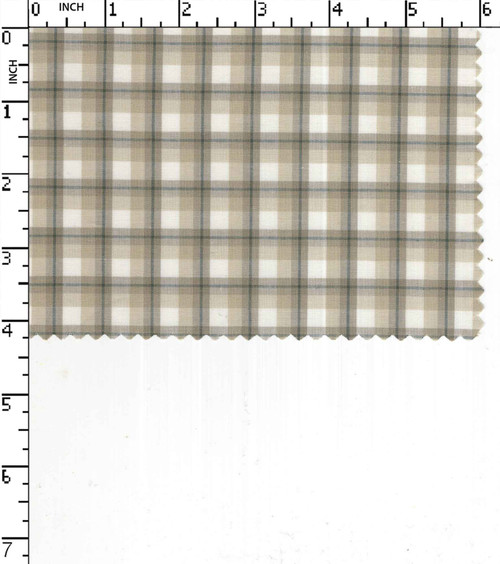 100% Cotton Yarn Dyed Plain Small Check
