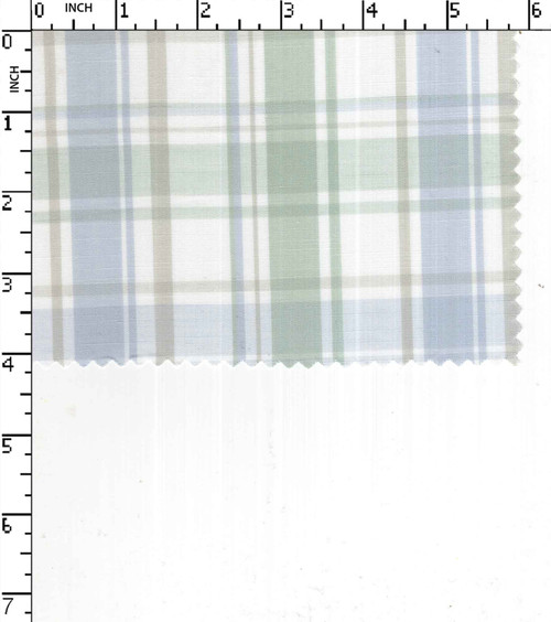 100% Cotton Yarn Dyed Plain Small Check