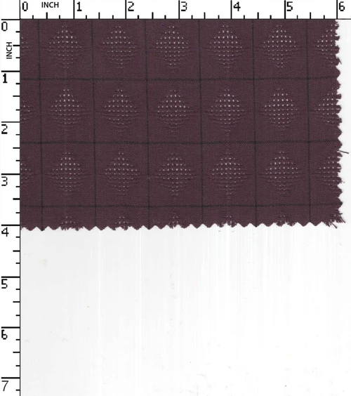 100% Cotton Solid Dyed Dobby Medium Check