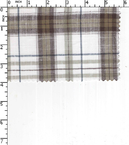 100% Cotton Yarn Dyed Plain Big Check