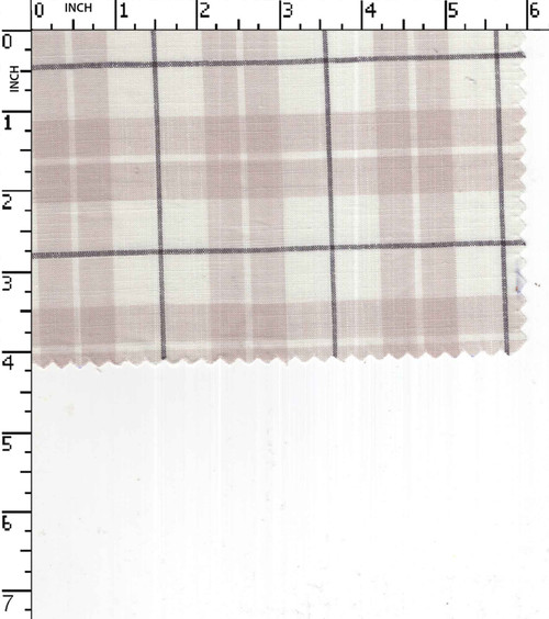 100% Cotton Yarn Dyed Plain Big Check